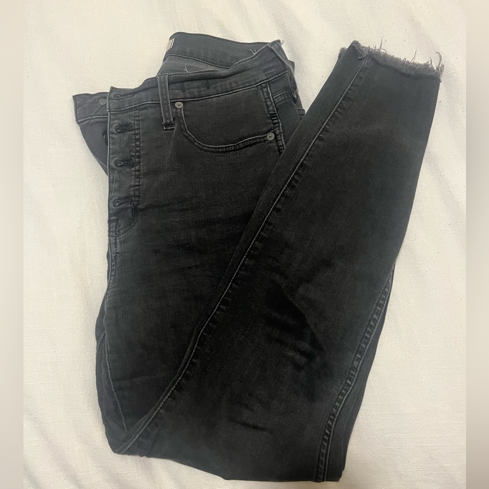 Madewell High-Waisted Button Fly Skinny